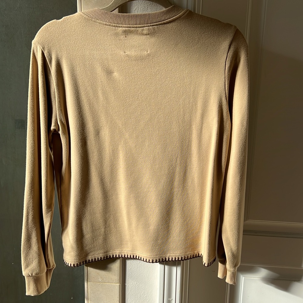 L’agence tan long sleeve V-neck - Picture 4 of 4